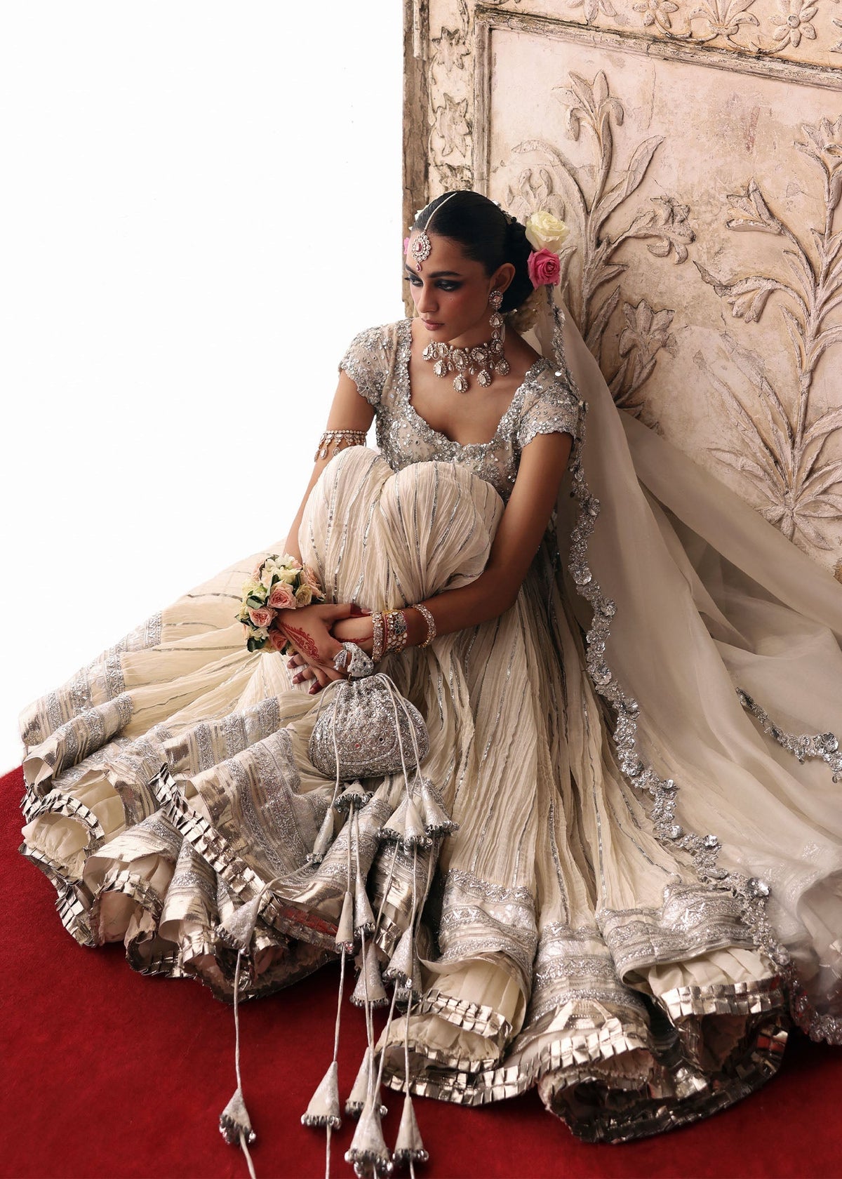 Hussain Rehar | Dilruba Bridals | Parisa by Hussain Rehar - Designer Dress  - Type : Ladies Clothes - Available at Libayah - 100% Original 