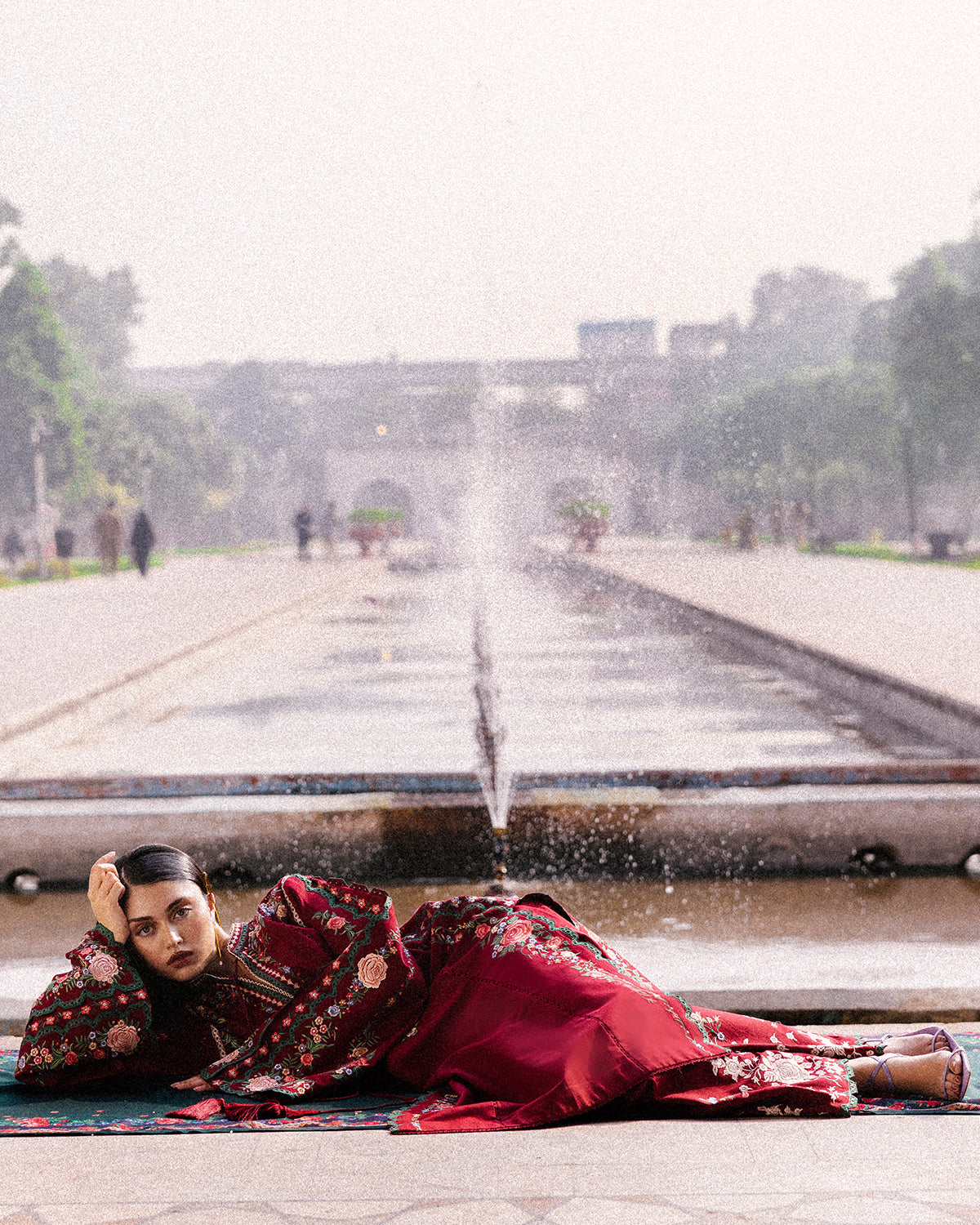 Jugnu | Khaddar 25 | Gulshan by Jugnu - Designer Dress - Type : Ladies Clothes - Available at Libayah - 100% Original 