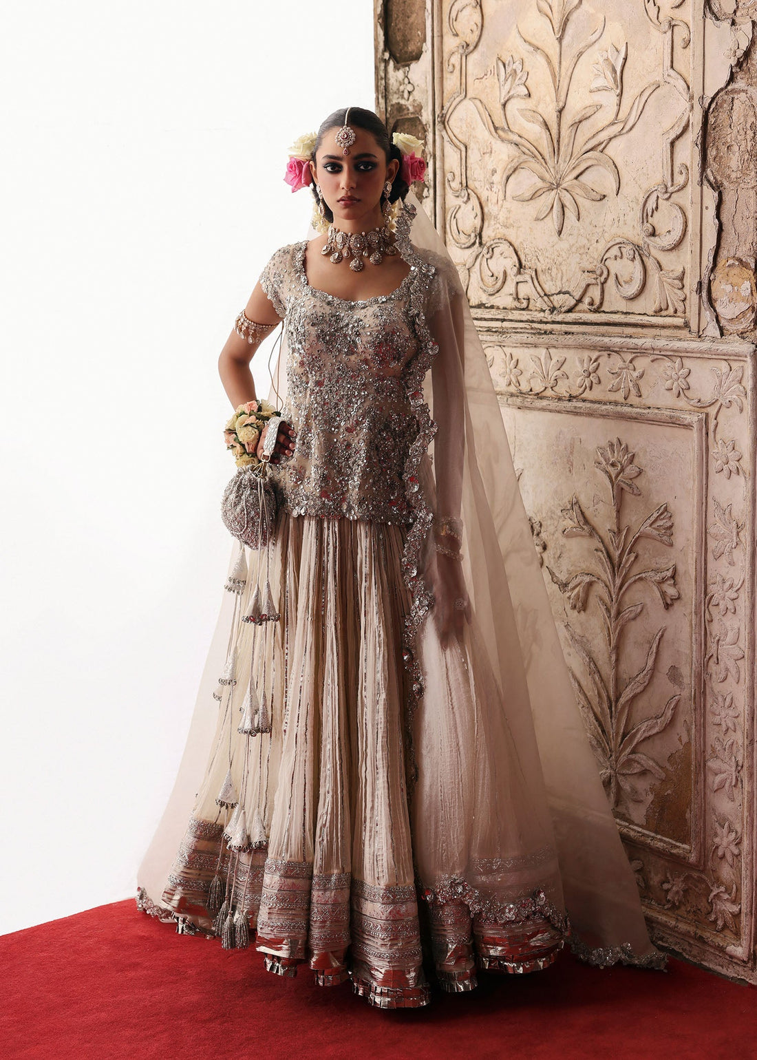 Hussain Rehar | Dilruba Bridals | Parisa by Hussain Rehar - Designer Dress  - Type : Ladies Clothes - Available at Libayah - 100% Original 