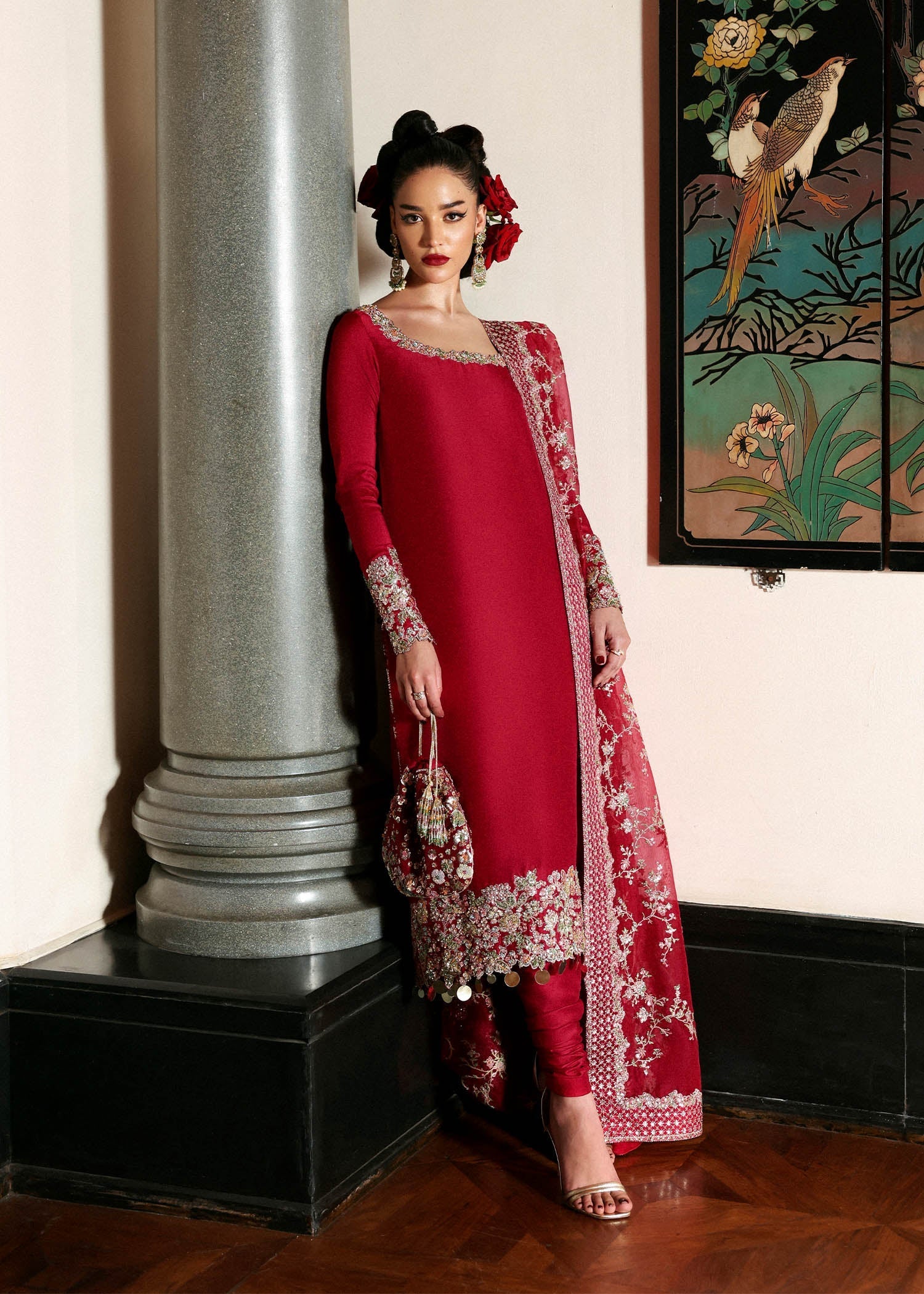 Hussain Rehar | The Scent Luxury Pret 25 | Zephira by Hussain Rehar - Designer Dress  - Type : Ladies Clothes - Available at Libayah - 100% Original 