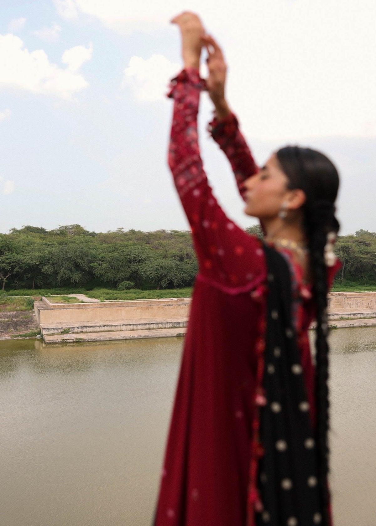 Pankhuri – authentic Pakistani dress from the Hussain Rehar Karandi 25 collection for women in the UK.