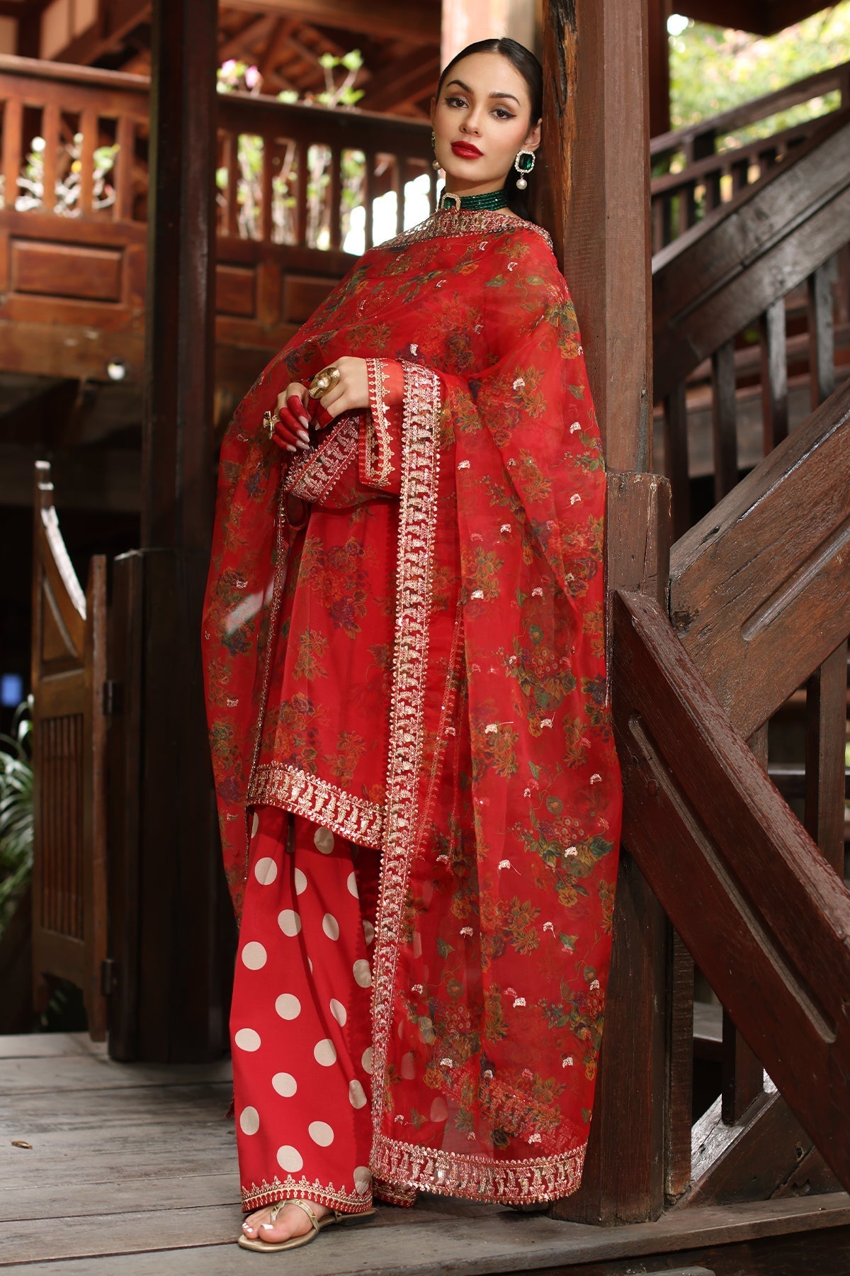 Charizma | Festive Pret | CMA-5-37 O by Charizma - Designer Dress  - Type : Ladies Clothes - Available at Libayah - 100% Original 