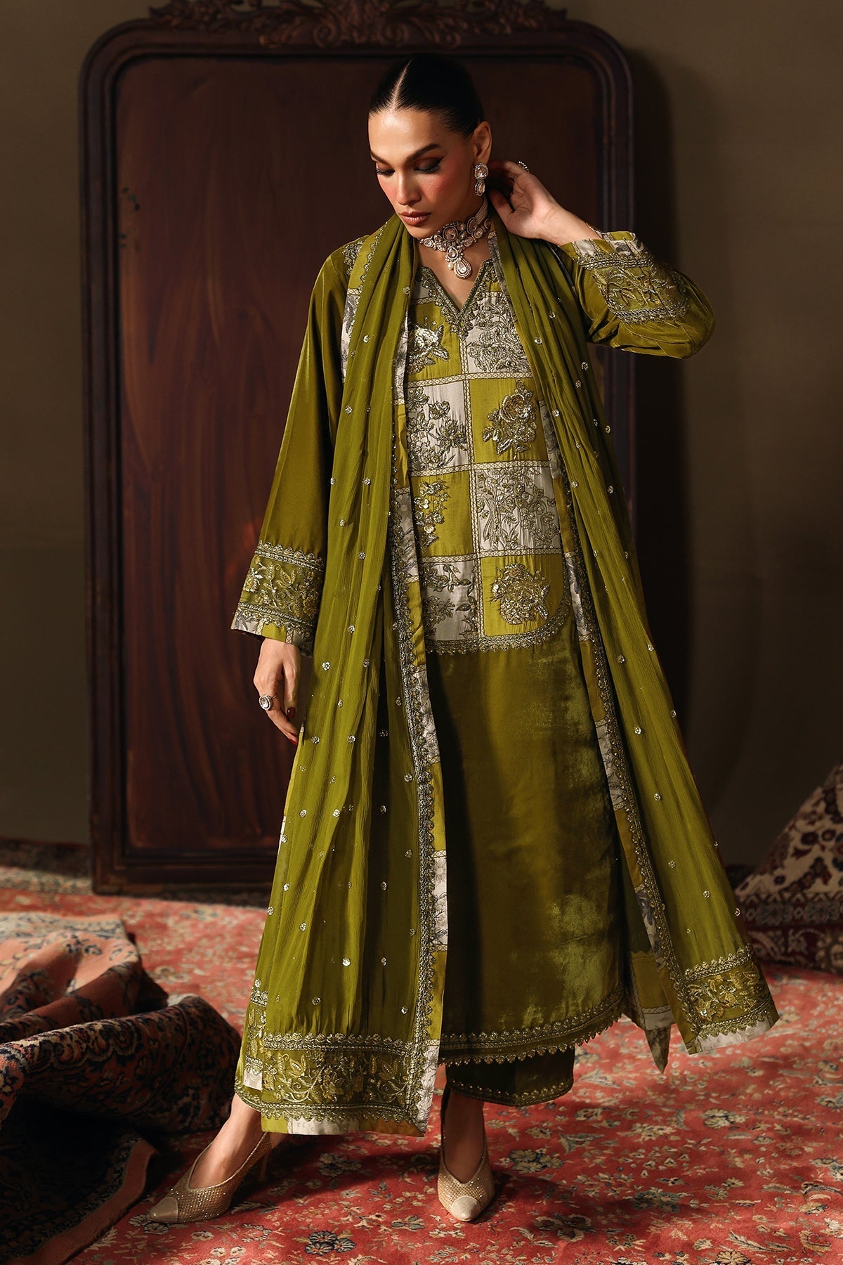 Charizma | Signora Velvet 25 | CVT5-02 by Charizma - Designer Dress  - Type : Ladies Clothes - Available at Libayah - 100% Original 
