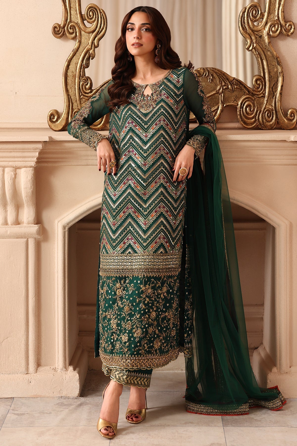 Charizma | Dastan e Jashan | DJW6-07 by Charizma - Designer Dress  - Type : Ladies Clothes - Available at Libayah - 100% Original 