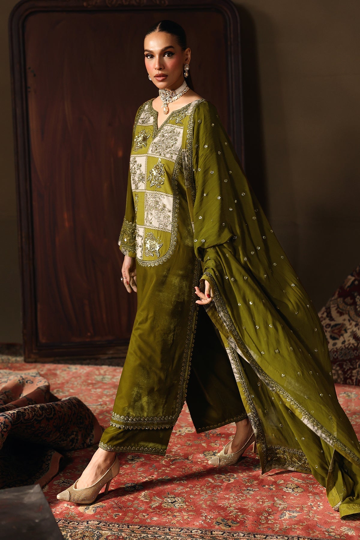 Charizma | Signora Velvet 25 | CVT5-02 by Charizma - Designer Dress  - Type : Ladies Clothes - Available at Libayah - 100% Original 