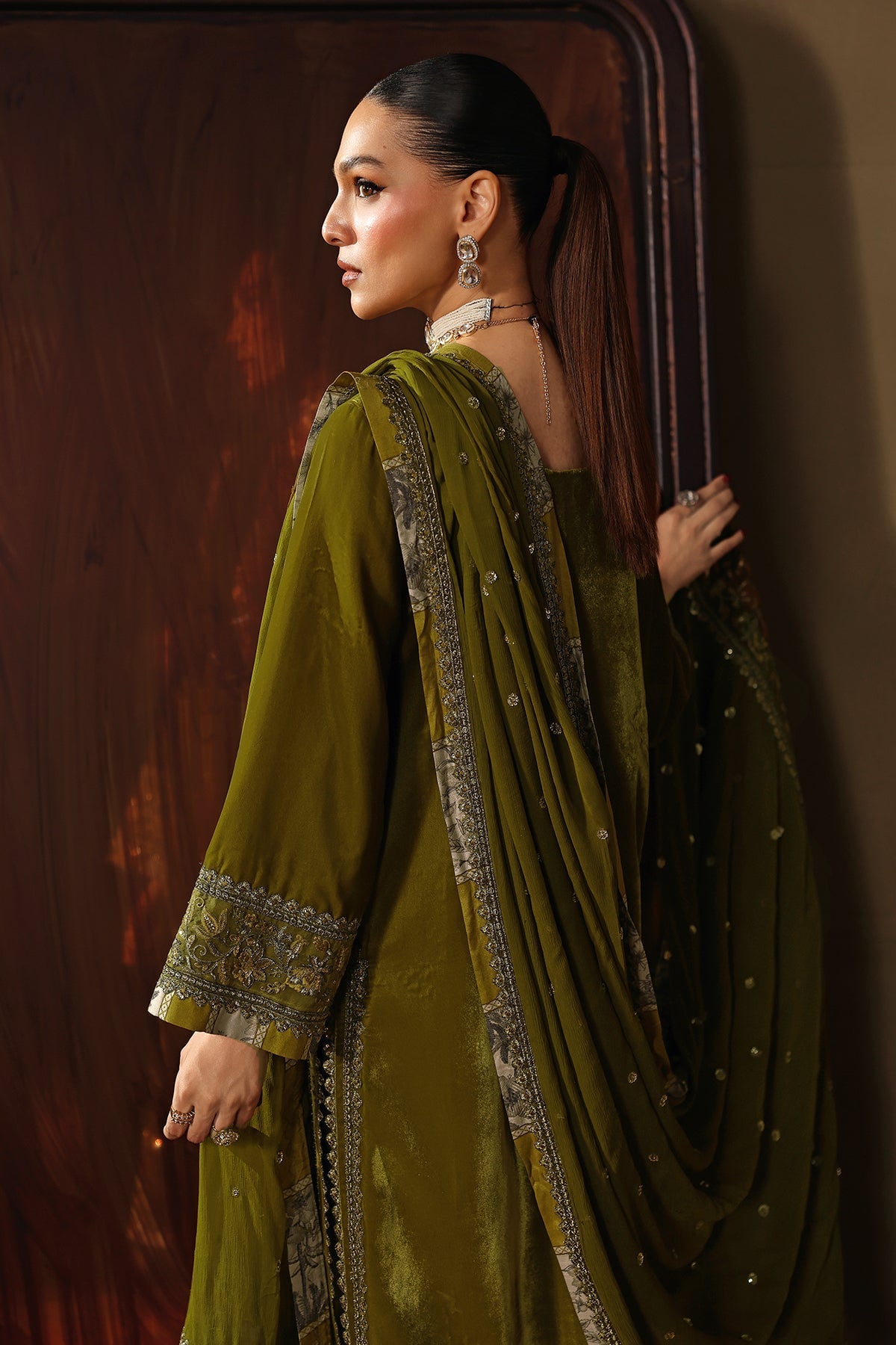 Charizma | Signora Velvet 25 | CVT5-02 by Charizma - Designer Dress  - Type : Ladies Clothes - Available at Libayah - 100% Original 