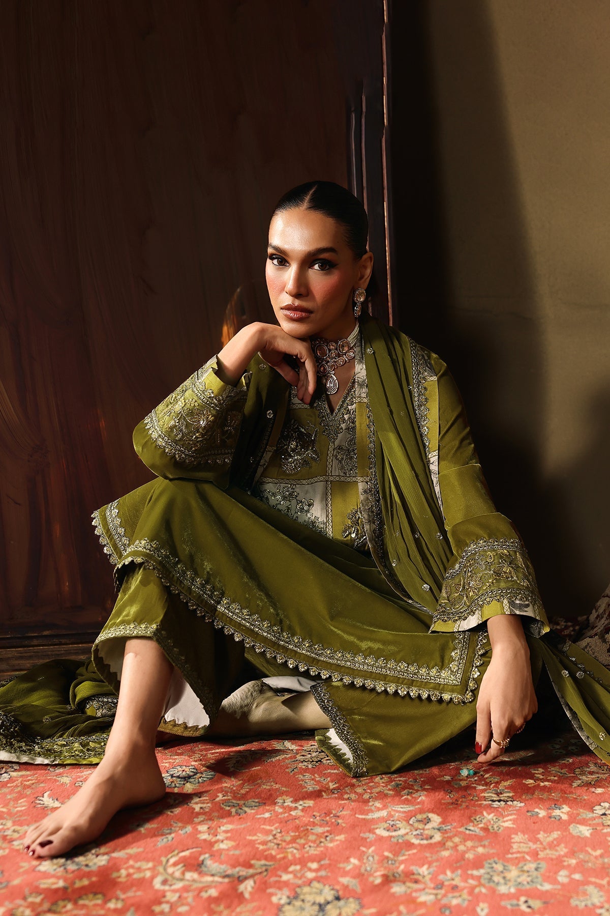 Charizma | Signora Velvet 25 | CVT5-02 by Charizma - Designer Dress  - Type : Ladies Clothes - Available at Libayah - 100% Original 