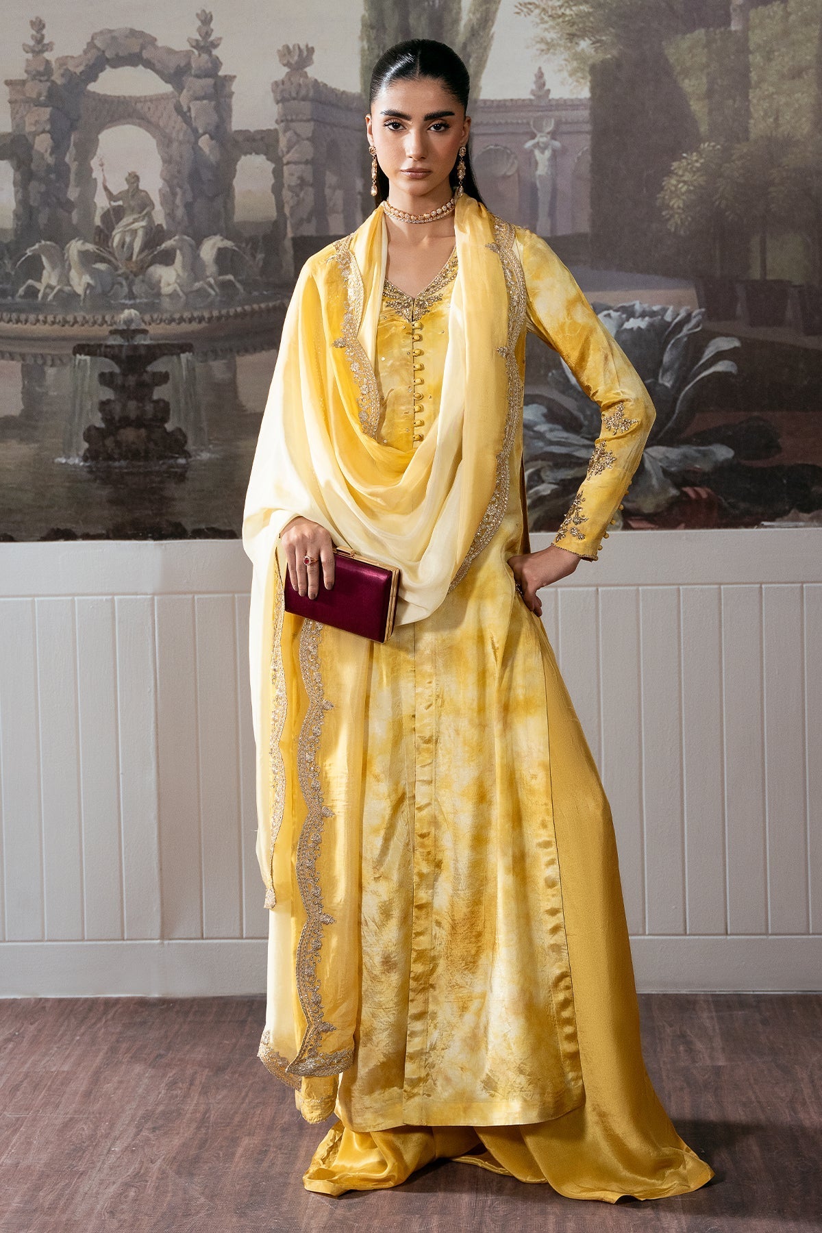 Mina Kashif | Loona Luxe Formals |Zareen - by Libayah - Registered Vendor of : Mina Kashif - 100% Original Designer Dress