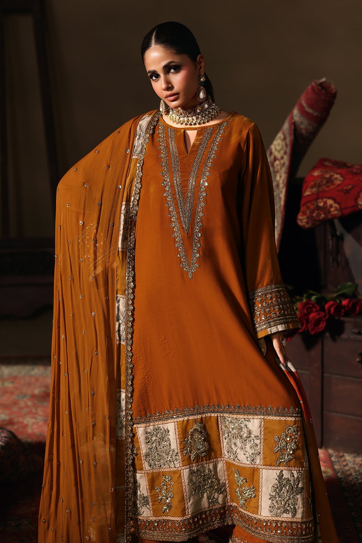 Charizma | Signora Velvet 25 | CVT5-04 by Charizma - Designer Dress  - Type : Ladies Clothes - Available at Libayah - 100% Original 