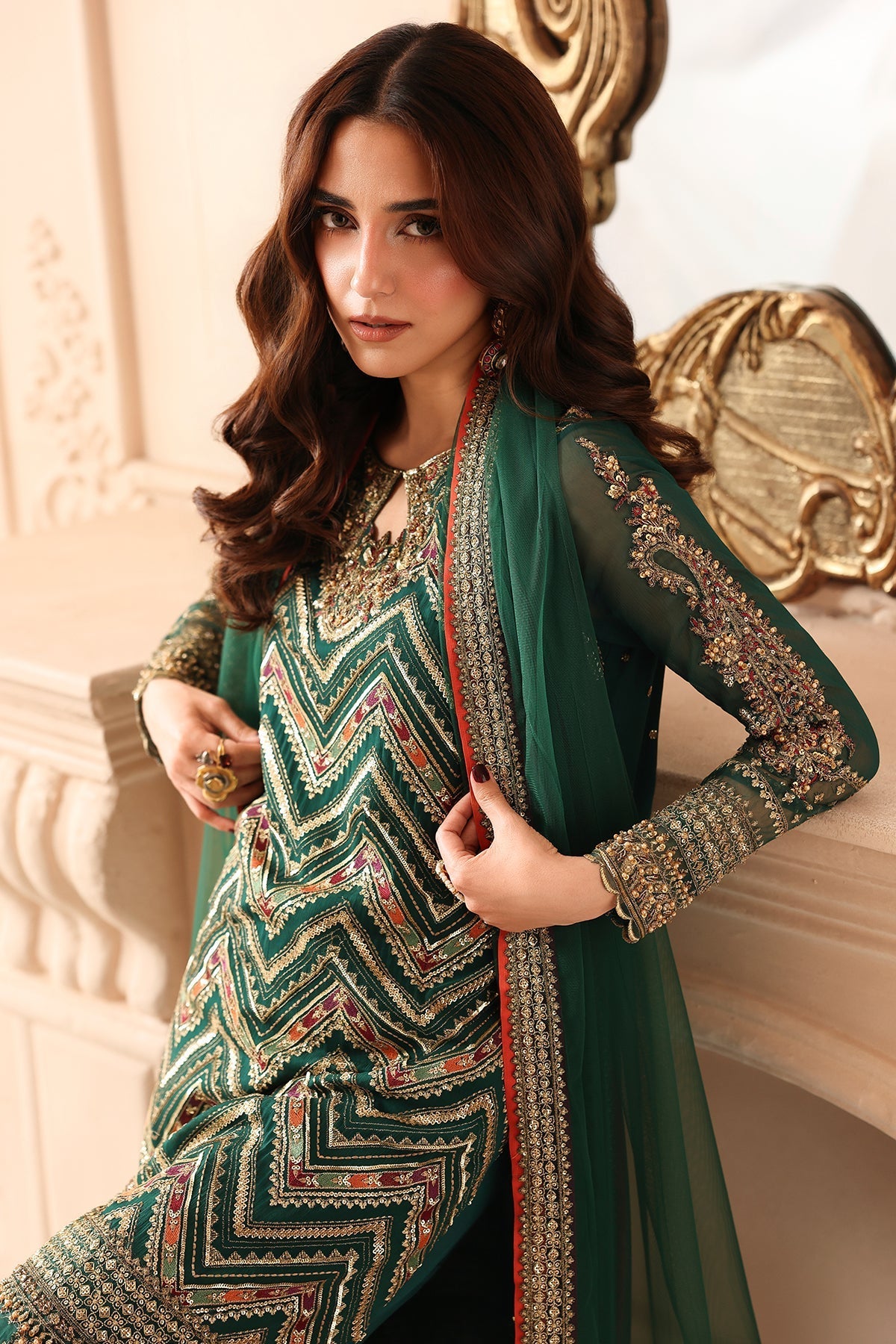 Charizma | Dastan e Jashan | DJW6-07 by Charizma - Designer Dress  - Type : Ladies Clothes - Available at Libayah - 100% Original 