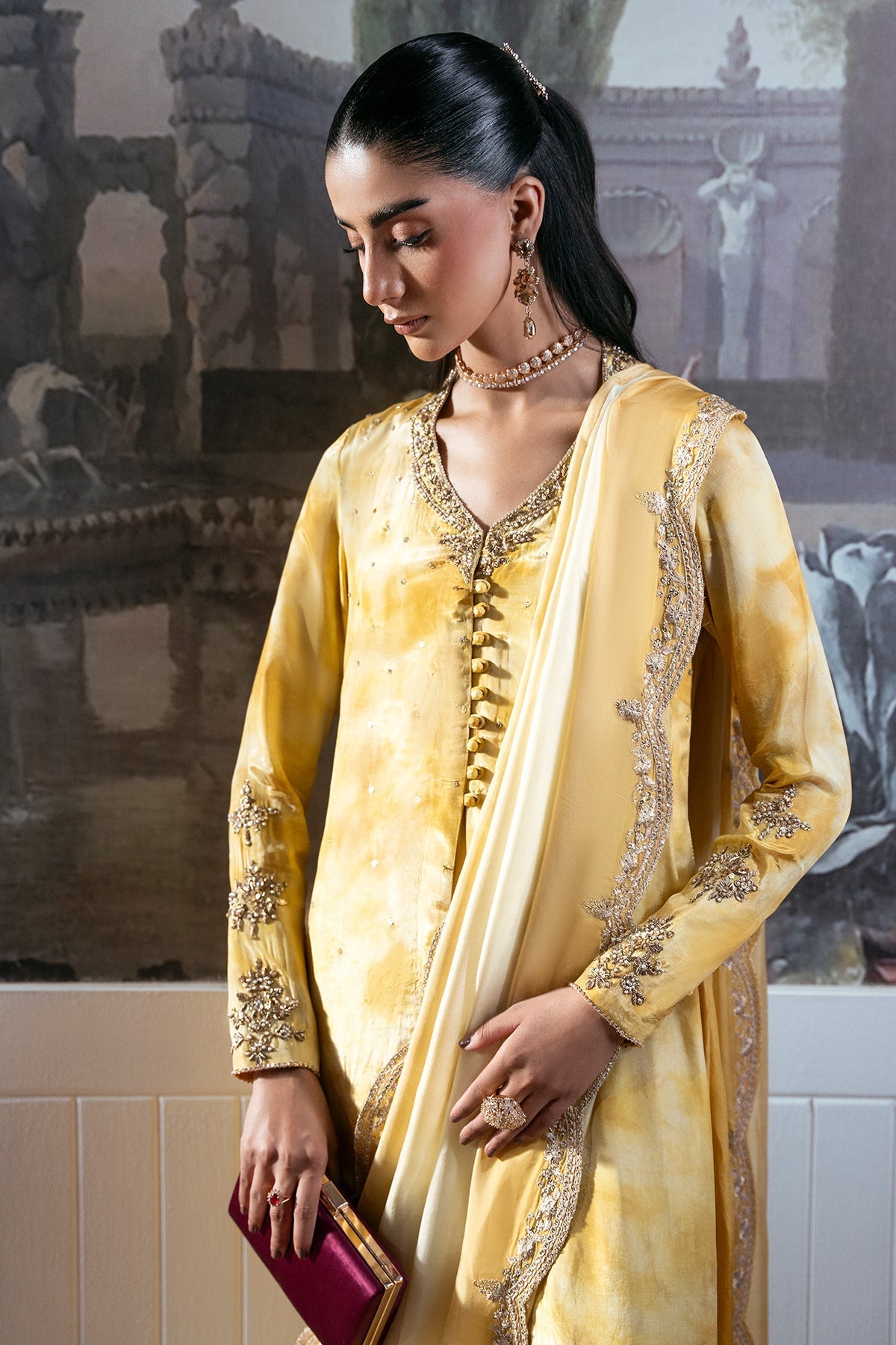 Mina Kashif | Loona Luxe Formals |Zareen - by Libayah - Registered Vendor of : Mina Kashif - 100% Original Designer Dress