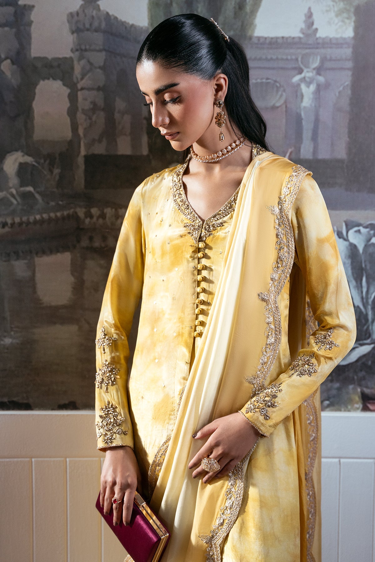 Mina Kashif | Loona Luxe Formals |Zareen - by Libayah - Registered Vendor of : Mina Kashif - 100% Original Designer Dress