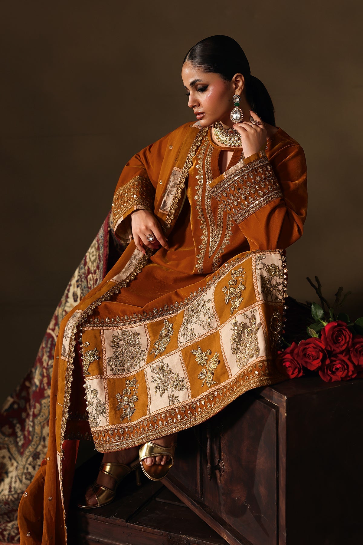 Charizma | Signora Velvet 25 | CVT5-04 by Charizma - Designer Dress  - Type : Ladies Clothes - Available at Libayah - 100% Original 