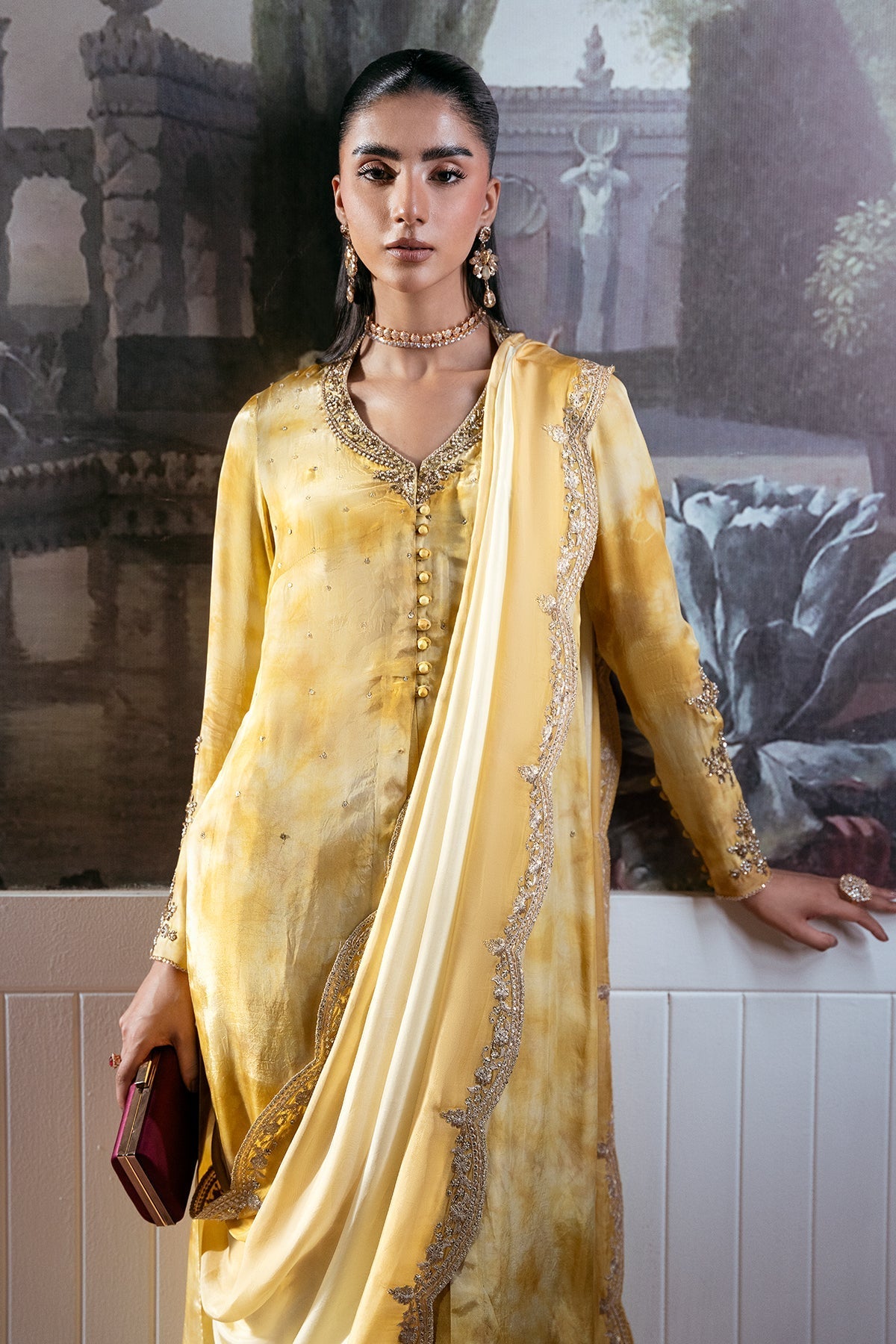 Mina Kashif | Loona Luxe Formals |Zareen - by Libayah - Registered Vendor of : Mina Kashif - 100% Original Designer Dress