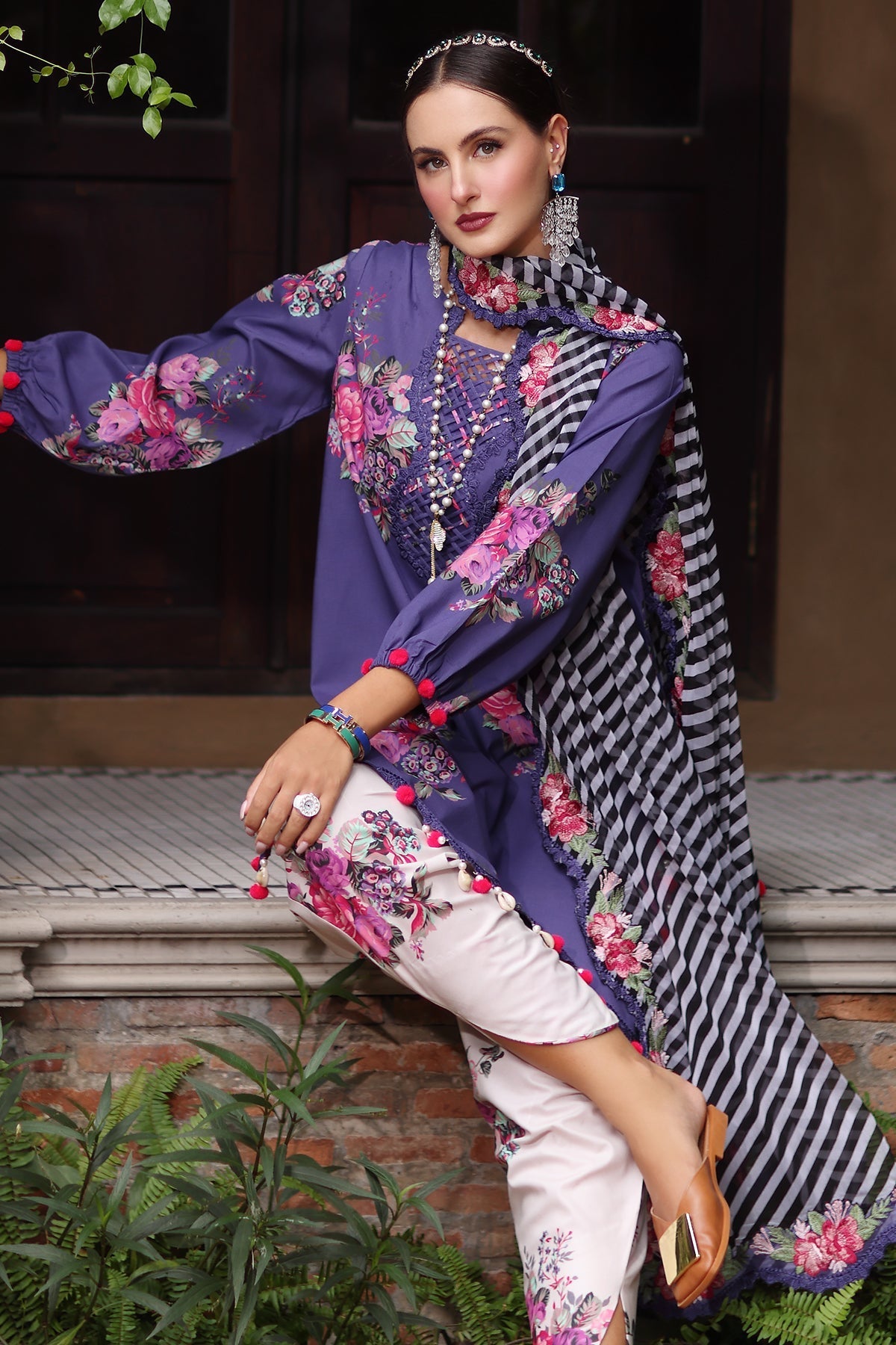 Charizma | Chunnri Collection | CH6-09 - Designer Dress - Type : Ladies Clothes - Available at Libayah - 100% Original
