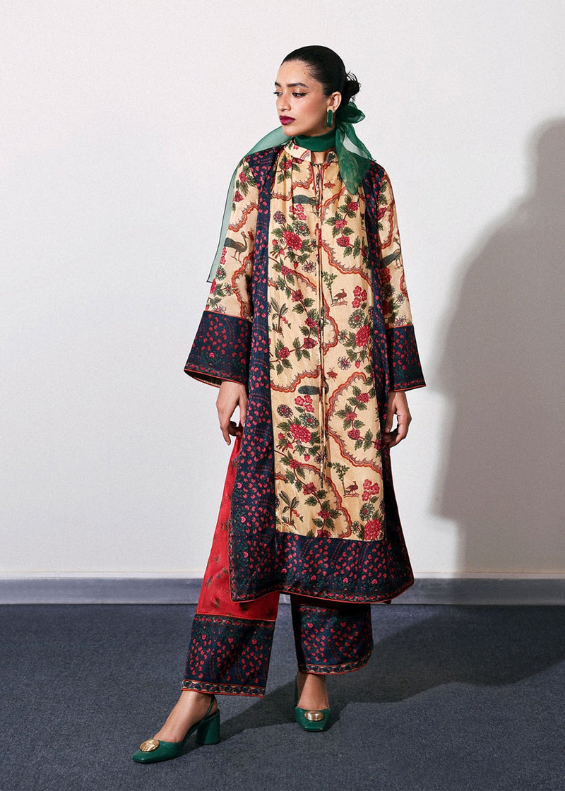 Hussain Rehar | Pay Day | Mocha by Hussain Rehar - Designer Dress  - Type : Ladies Clothes - Available at Libayah - 100% Original 