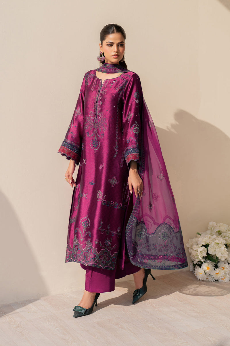Iznik | Festive Formal | UE-436 Embroidered Pure silk by Iznik - Designer Dress  - Type : Ladies Clothes - Available at Libayah - 100% Original 