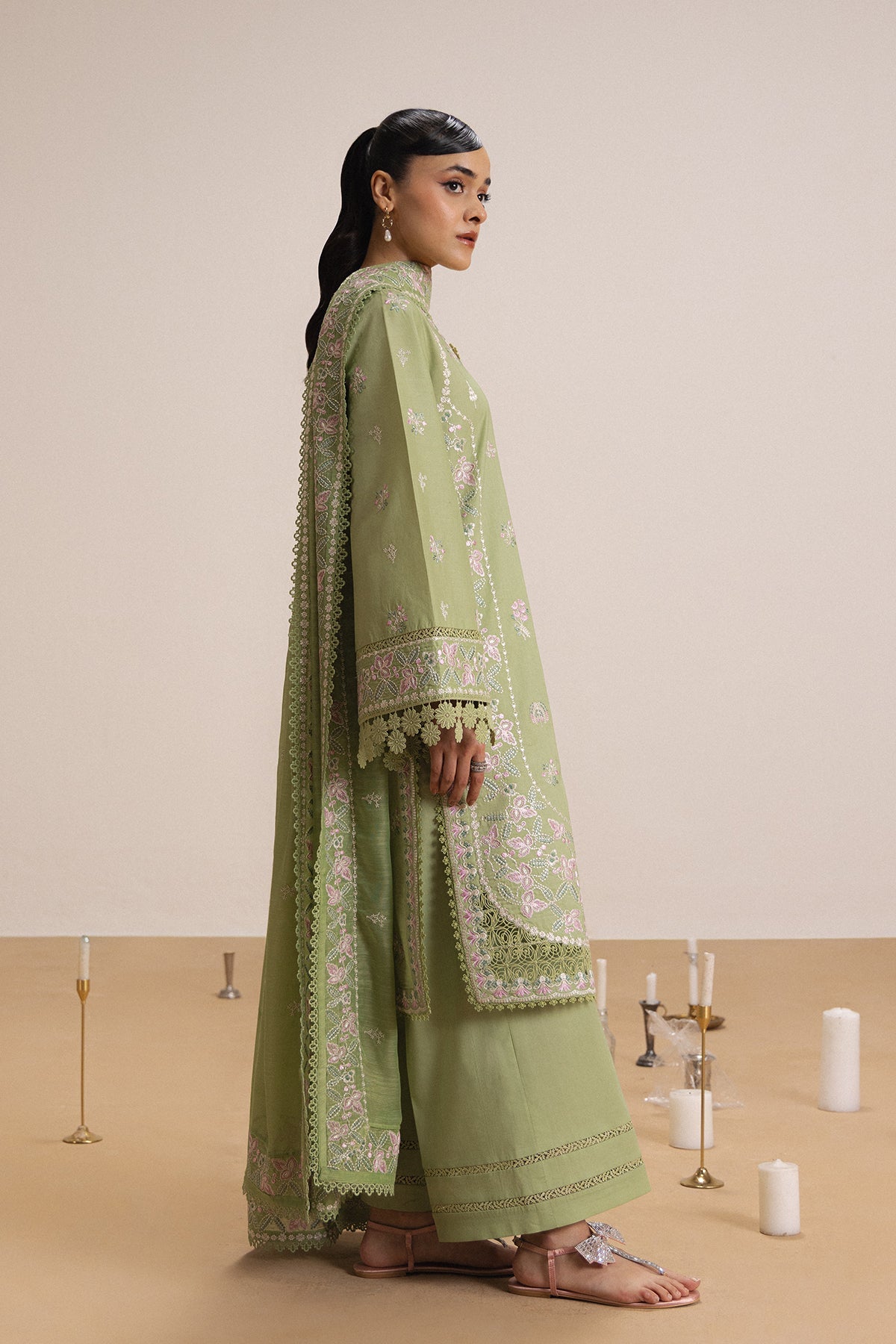 Afrozeh | Basic Pret 26 RTW | NACRE by Afrozeh - Designer Dress  - Type : Ladies Clothes - Available at Libayah - 100% Original 
