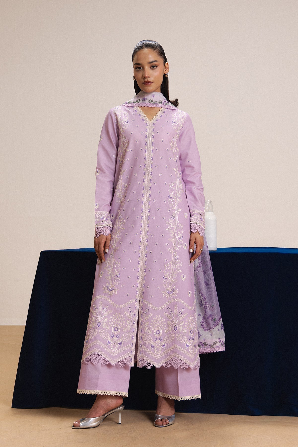 Afrozeh | Basic Pret 26 RTW |NUAGE by Afrozeh - Designer Dress  - Type : Ladies Clothes - Available at Libayah - 100% Original 