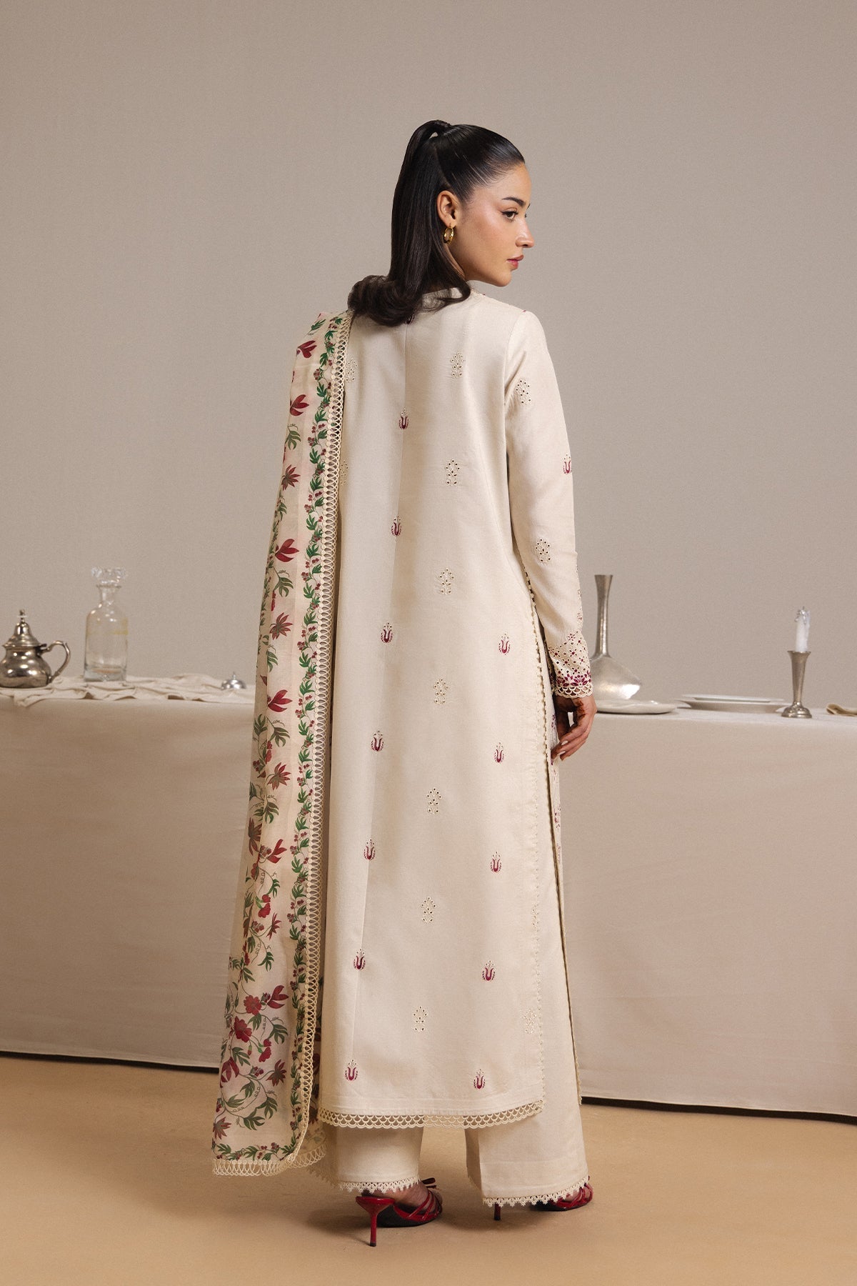 Afrozeh | Basic Pret 26 RTW |BLANCHE by Afrozeh - Designer Dress  - Type : Ladies Clothes - Available at Libayah - 100% Original 