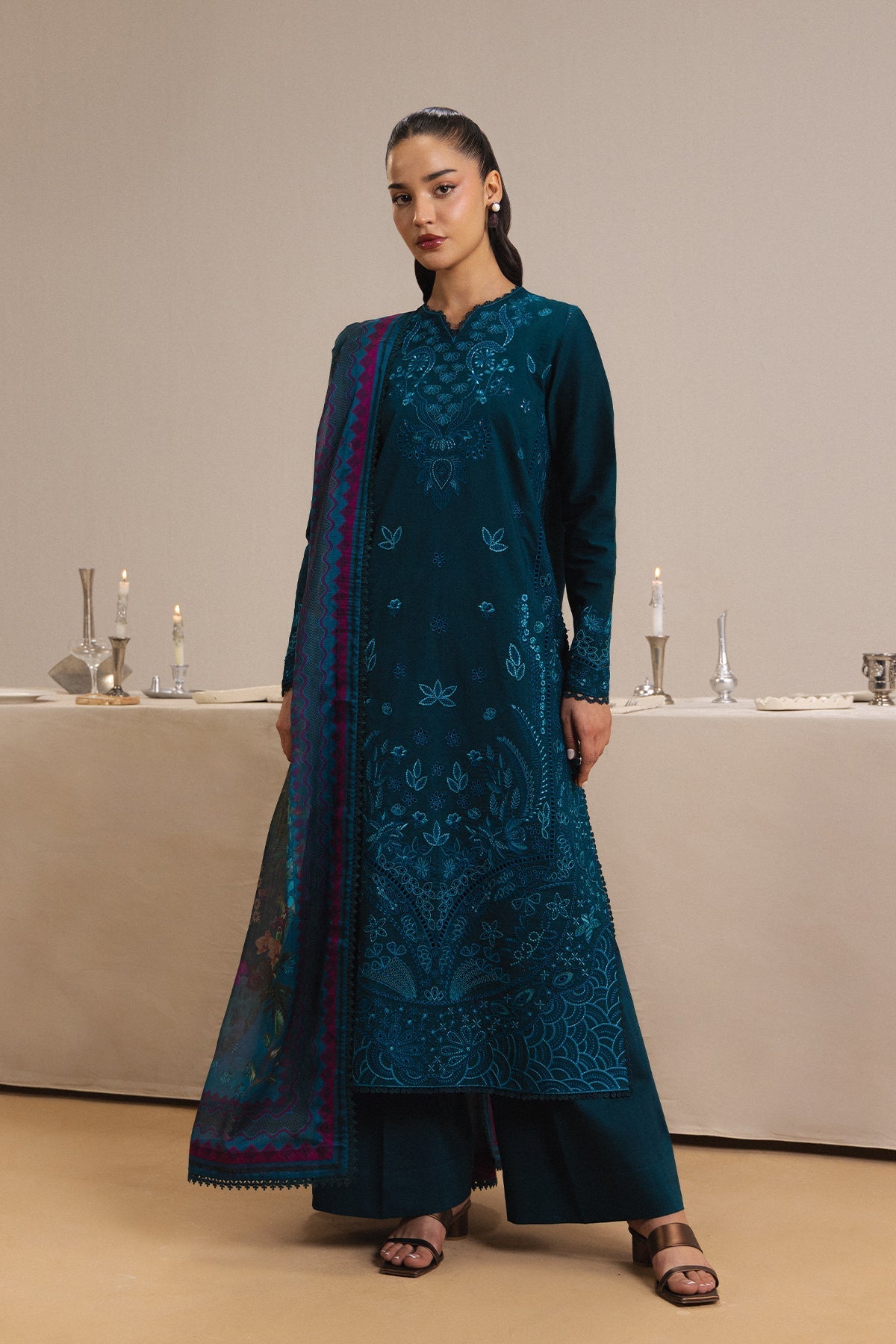 Afrozeh | Basic Pret 26 RTW | VOILE by Afrozeh - Designer Dress  - Type : Ladies Clothes - Available at Libayah - 100% Original 