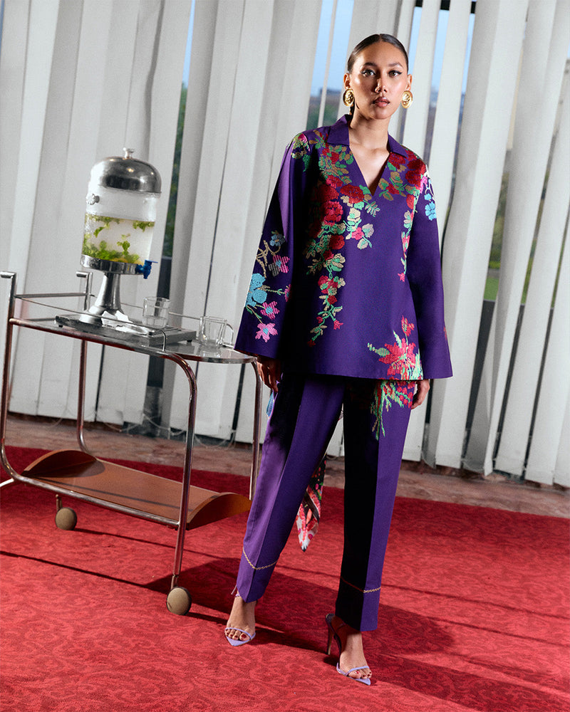 Jugnu | Summer Pret 25 | Sagnik - Scarf by Jugnu - Designer Dress  - Type : Ladies Clothes - Available at Libayah - 100% Original 