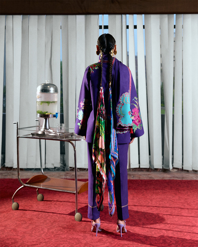 Jugnu | Summer Pret 25 | Sagnik - Scarf by Jugnu - Designer Dress  - Type : Ladies Clothes - Available at Libayah - 100% Original 