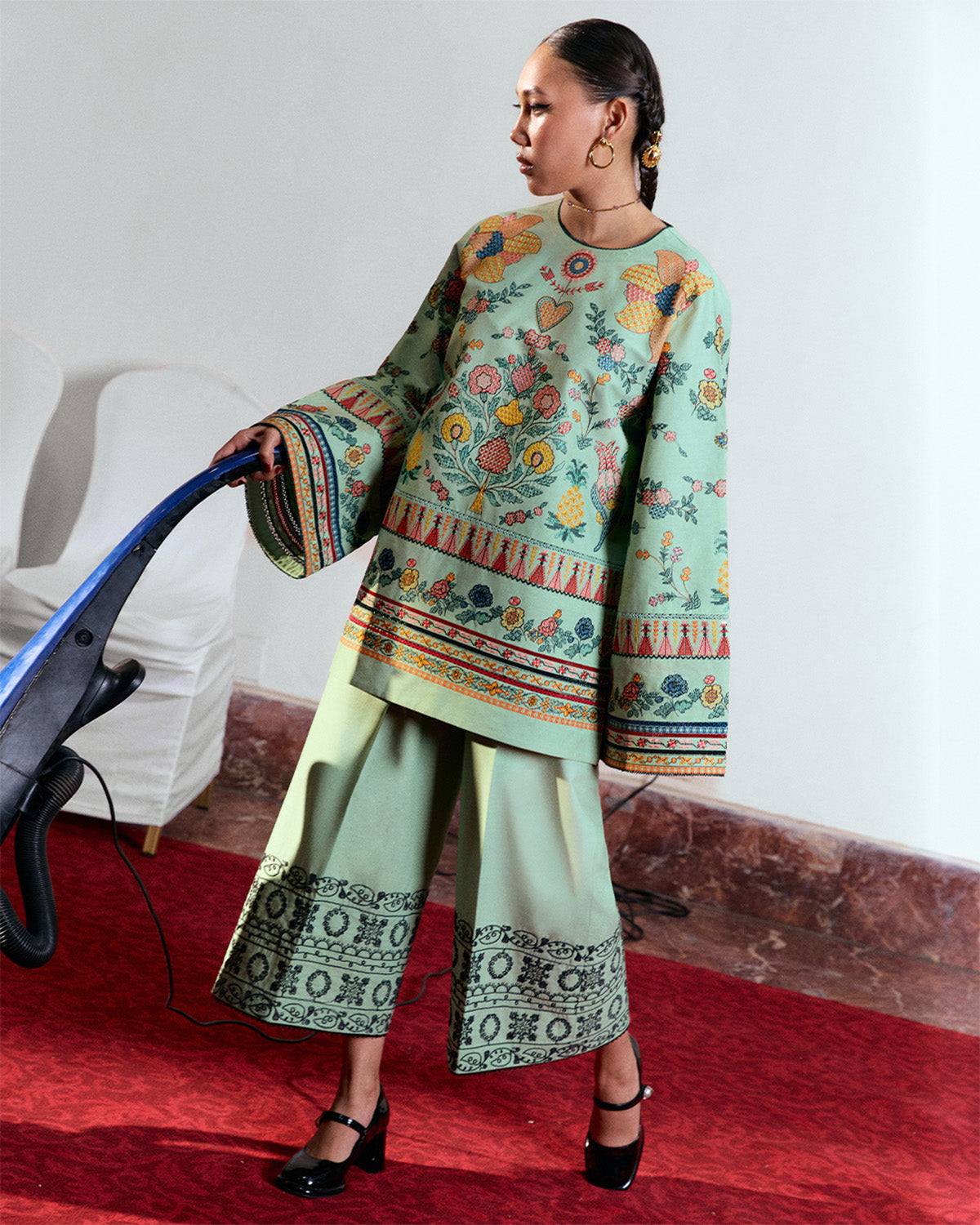 Jugnu | Summer Pret 25 | Dina by Jugnu - Designer Dress  - Type : Ladies Clothes - Available at Libayah - 100% Original 