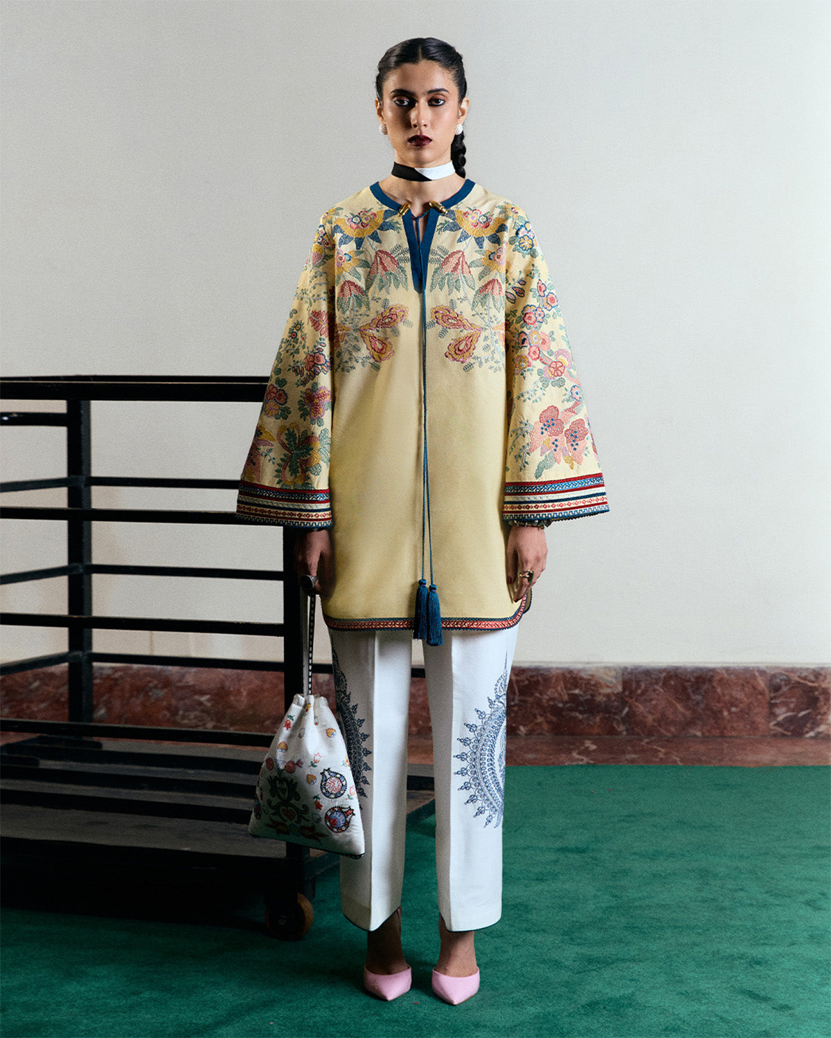 Jugnu | Summer Pret 25 | Yavani by Jugnu - Designer Dress  - Type : Ladies Clothes - Available at Libayah - 100% Original 