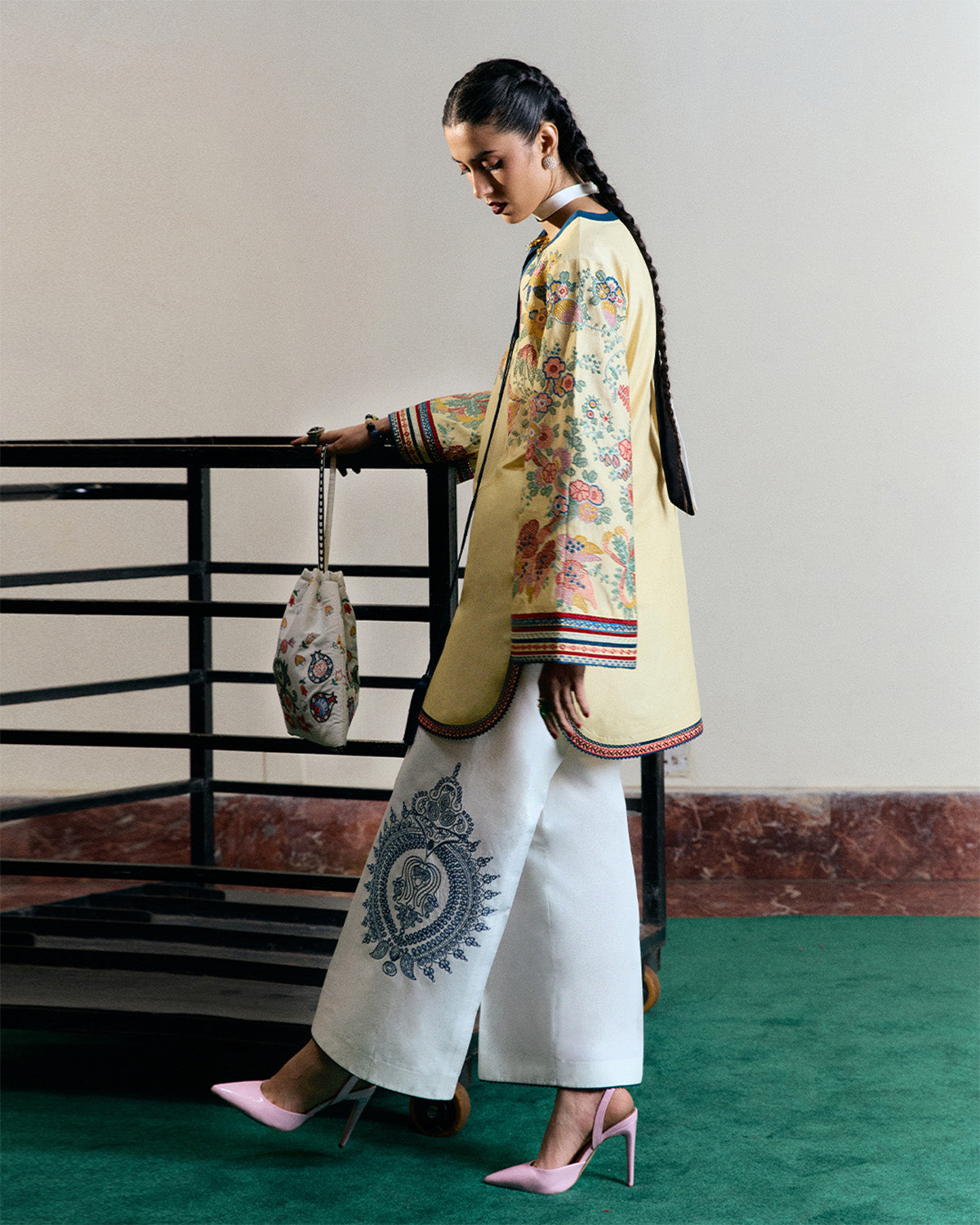 Jugnu | Summer Pret 25 | Yavani by Jugnu - Designer Dress  - Type : Ladies Clothes - Available at Libayah - 100% Original 
