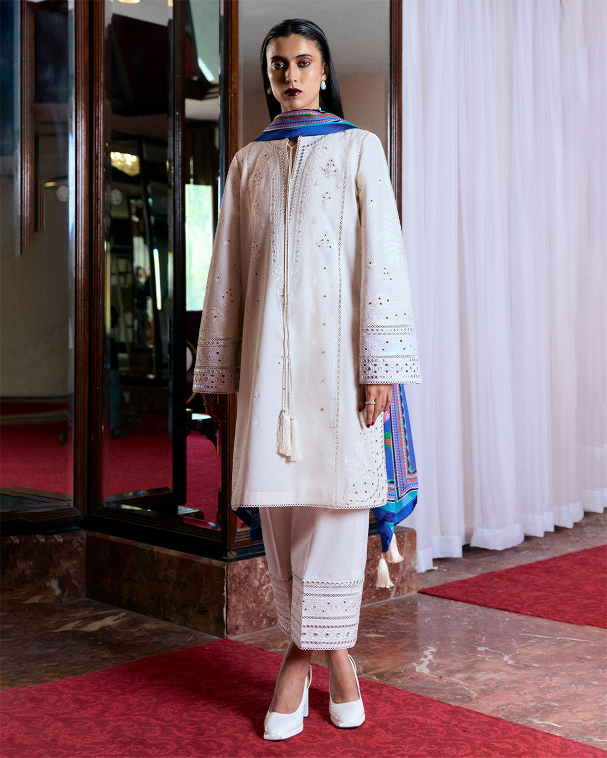 Jugnu | Summer Pret 25 | Sorma by Jugnu - Designer Dress  - Type : Ladies Clothes - Available at Libayah - 100% Original 