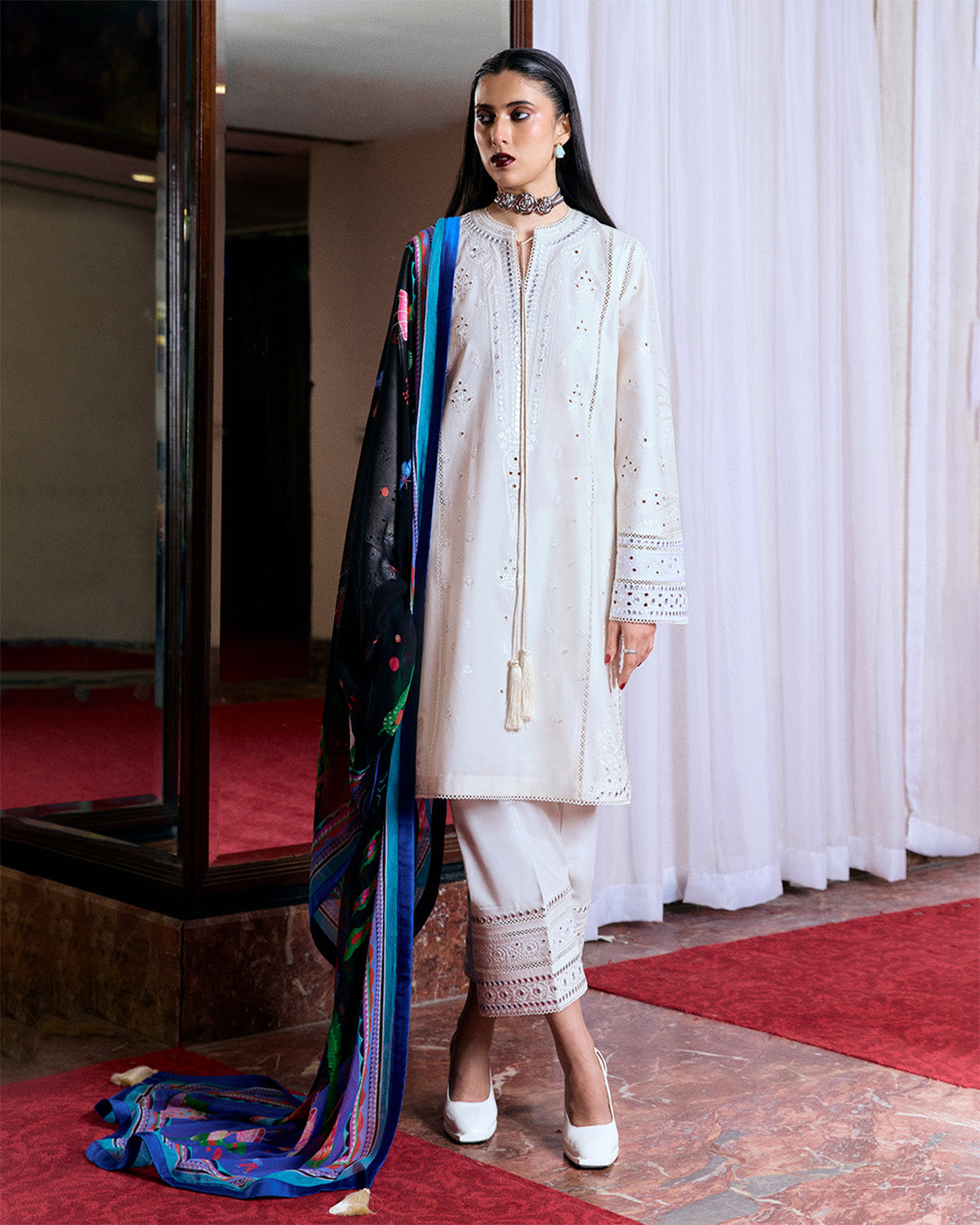 Jugnu | Summer Pret 25 | Sorma by Jugnu - Designer Dress  - Type : Ladies Clothes - Available at Libayah - 100% Original 