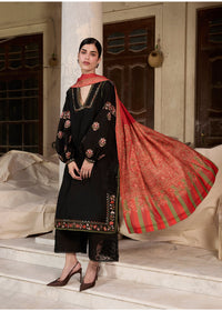 Hussain Rehar | Khaddar Pret 25 | SIYAH by Hussain Rehar - Designer Dress  - Type : Ladies Clothes - Available at Libayah - 100% Original 