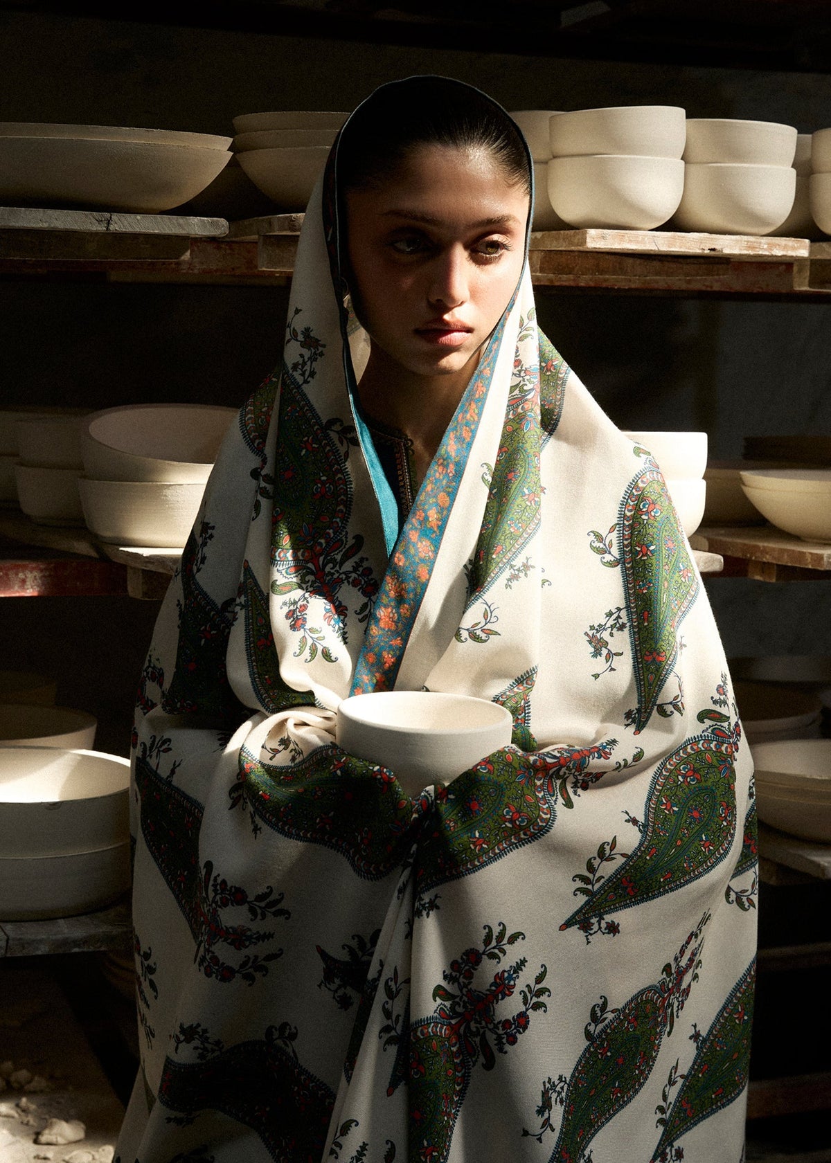 Hussain Rehar | Khaddar Pret 25 | AFSANAH by Hussain Rehar - Designer Dress  - Type : Ladies Clothes - Available at Libayah - 100% Original 