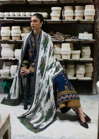 Hussain Rehar | Khaddar Pret 25 | AFSANAH by Hussain Rehar - Designer Dress  - Type : Ladies Clothes - Available at Libayah - 100% Original 