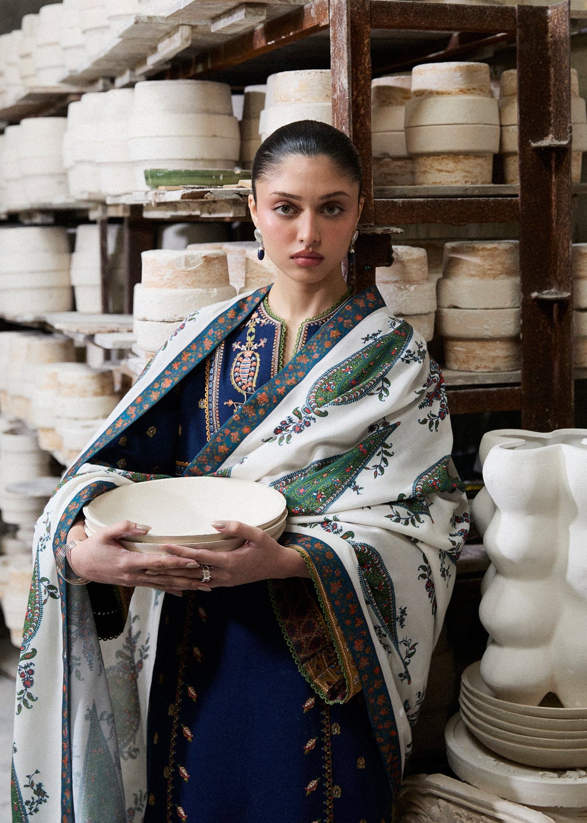 Hussain Rehar | Khaddar Pret 25 | AFSANAH by Hussain Rehar - Designer Dress  - Type : Ladies Clothes - Available at Libayah - 100% Original 