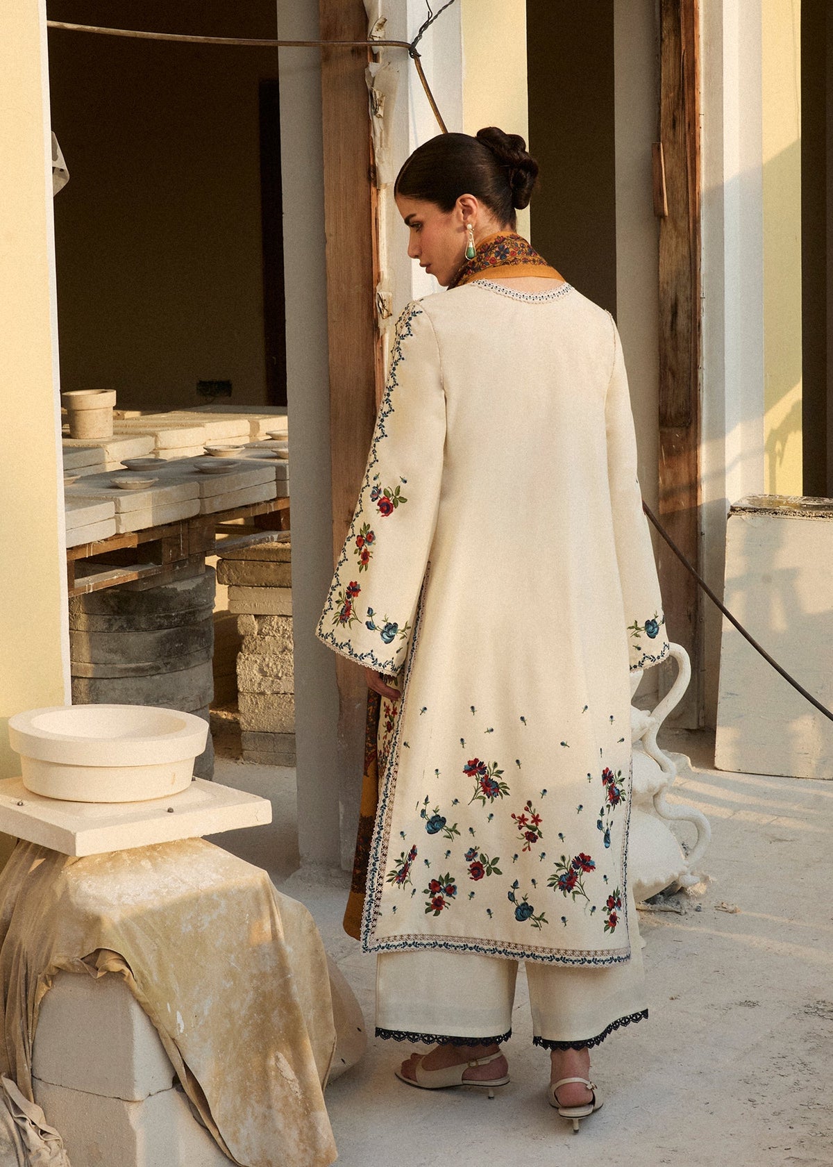Hussain Rehar | Khaddar Pret 25 | LAYLA by Hussain Rehar - Designer Dress  - Type : Ladies Clothes - Available at Libayah - 100% Original 