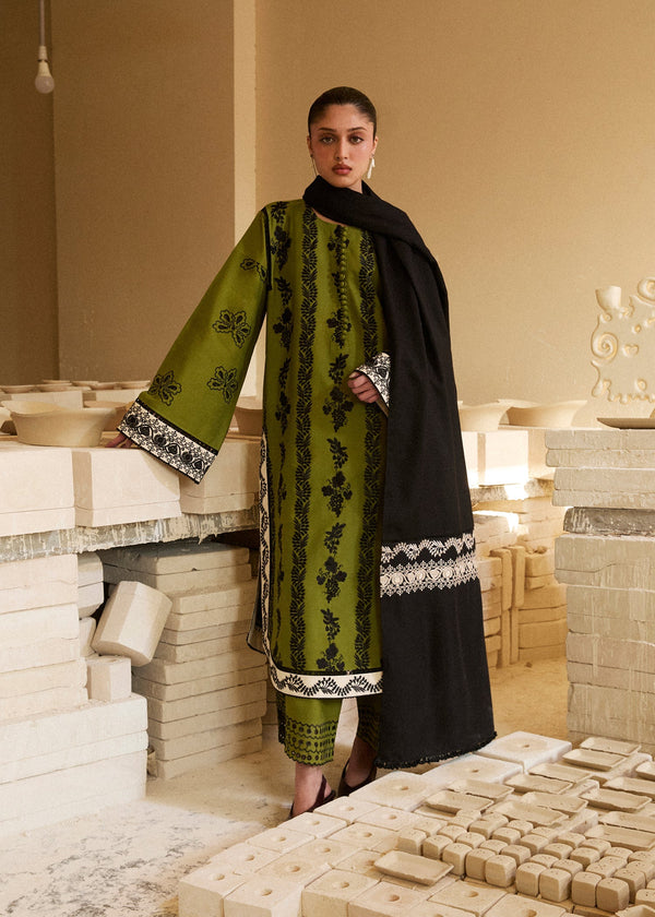 Hussain Rehar | Khaddar Pret 25 |GULMARG by Hussain Rehar - Designer Dress  - Type : Ladies Clothes - Available at Libayah - 100% Original 
