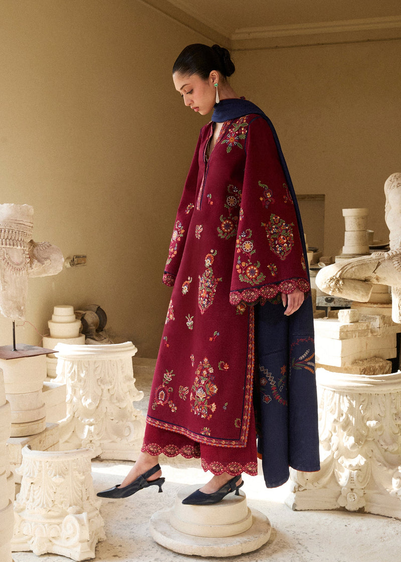 Hussain Rehar | Khaddar Pret 25 | GULNAR by Hussain Rehar - Designer Dress  - Type : Ladies Clothes - Available at Libayah - 100% Original 