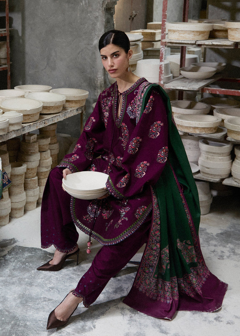 Hussain Rehar | Khaddar Pret 25 |NASHIMAN by Hussain Rehar - Designer Dress  - Type : Ladies Clothes - Available at Libayah - 100% Original 