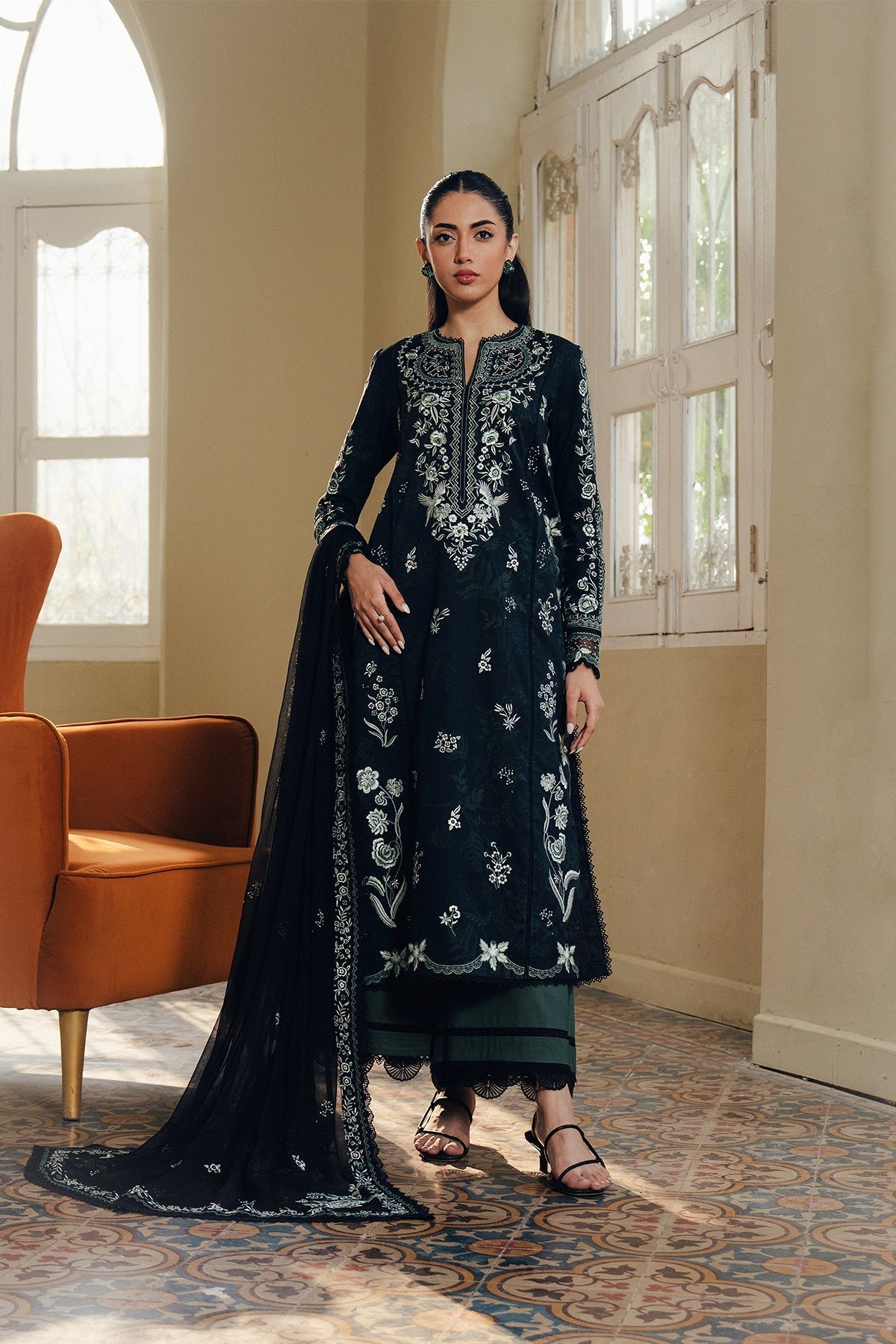 Afrozeh | Day Break 26 | Cloudveil - by Libayah - Registered Vendor of : Afrozeh - 100% Original Designer Dress