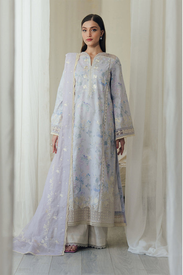 Afrozeh | Day Break 26 | DoveMist - by Libayah - Registered Vendor of : Afrozeh - 100% Original Designer Dress