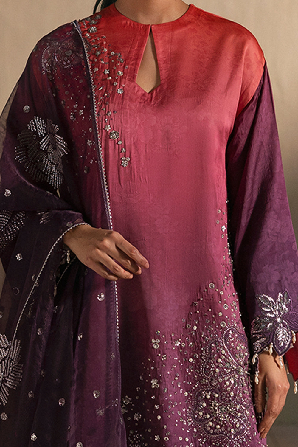 Afrozeh | Silk Muse 26 | Brumal by Afrozeh - Designer Dress  - Type : Ladies Clothes - Available at Libayah - 100% Original 