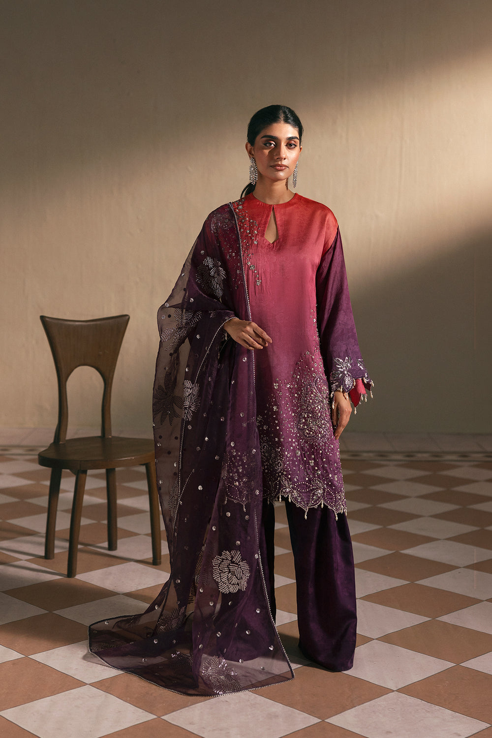 Afrozeh | Silk Muse 26 | Brumal by Afrozeh - Designer Dress  - Type : Ladies Clothes - Available at Libayah - 100% Original 