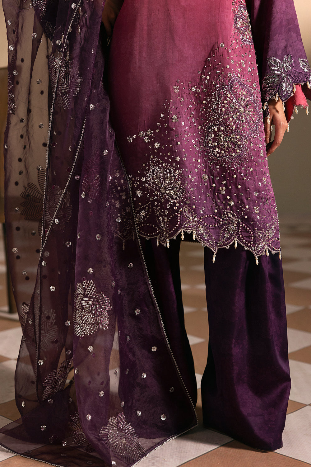 Afrozeh | Silk Muse 26 | Brumal by Afrozeh - Designer Dress  - Type : Ladies Clothes - Available at Libayah - 100% Original 