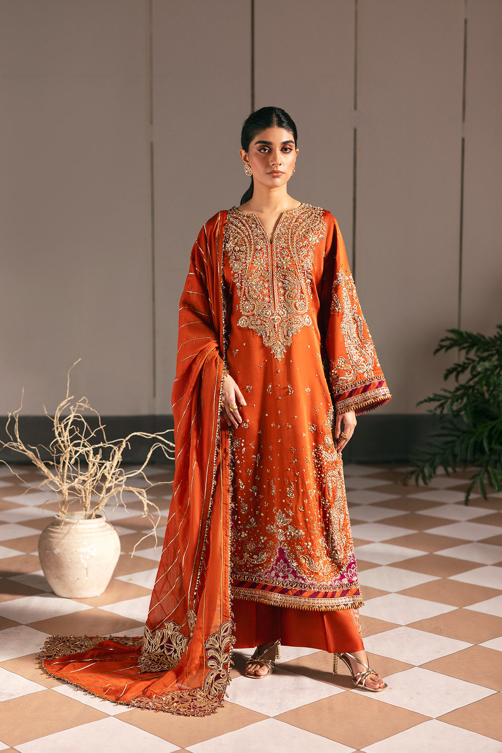 Afrozeh | Silk Muse 26 | Vellum by Afrozeh - Designer Dress  - Type : Ladies Clothes - Available at Libayah - 100% Original 
