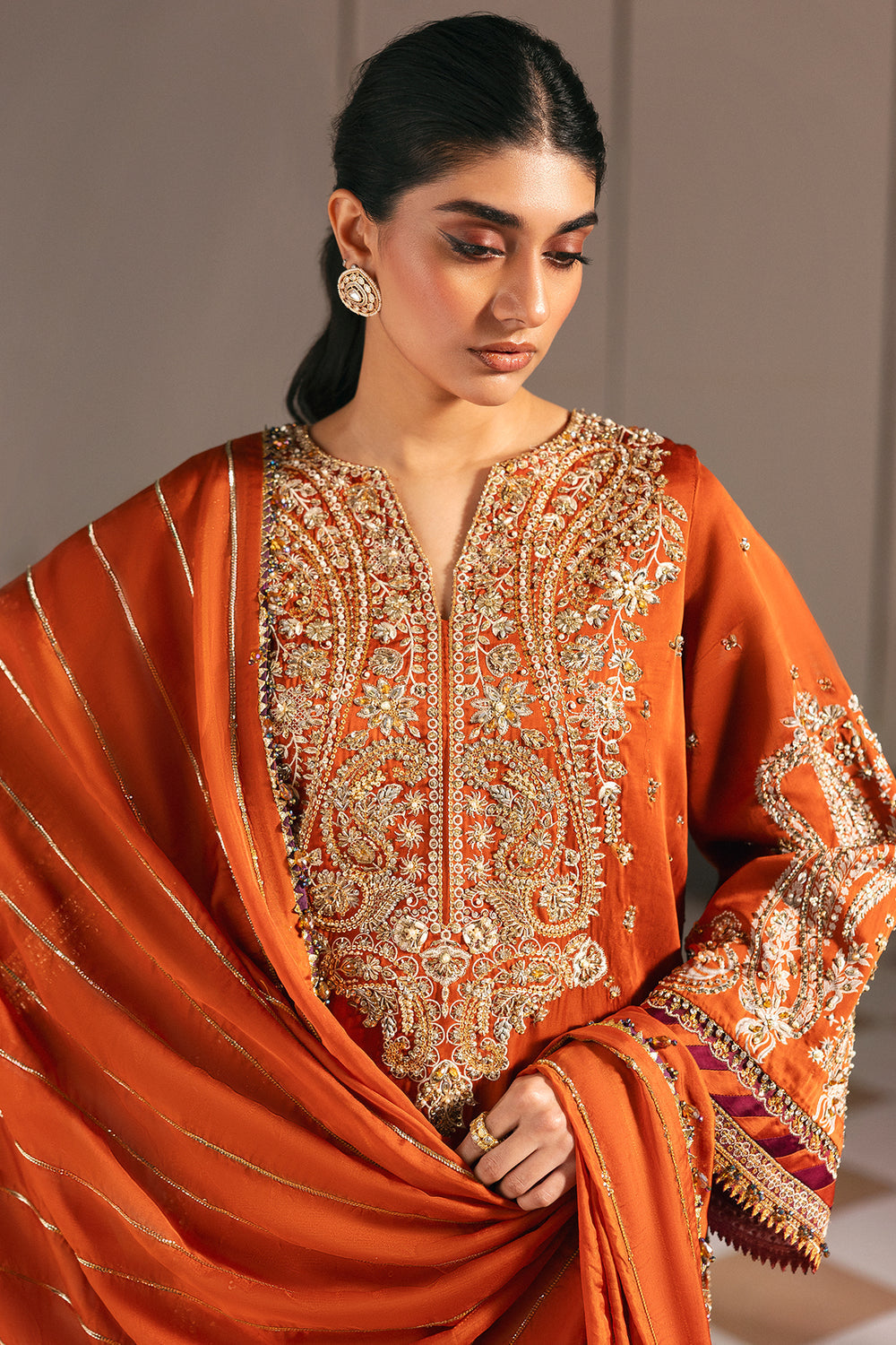 Afrozeh | Silk Muse 26 | Vellum by Afrozeh - Designer Dress  - Type : Ladies Clothes - Available at Libayah - 100% Original 