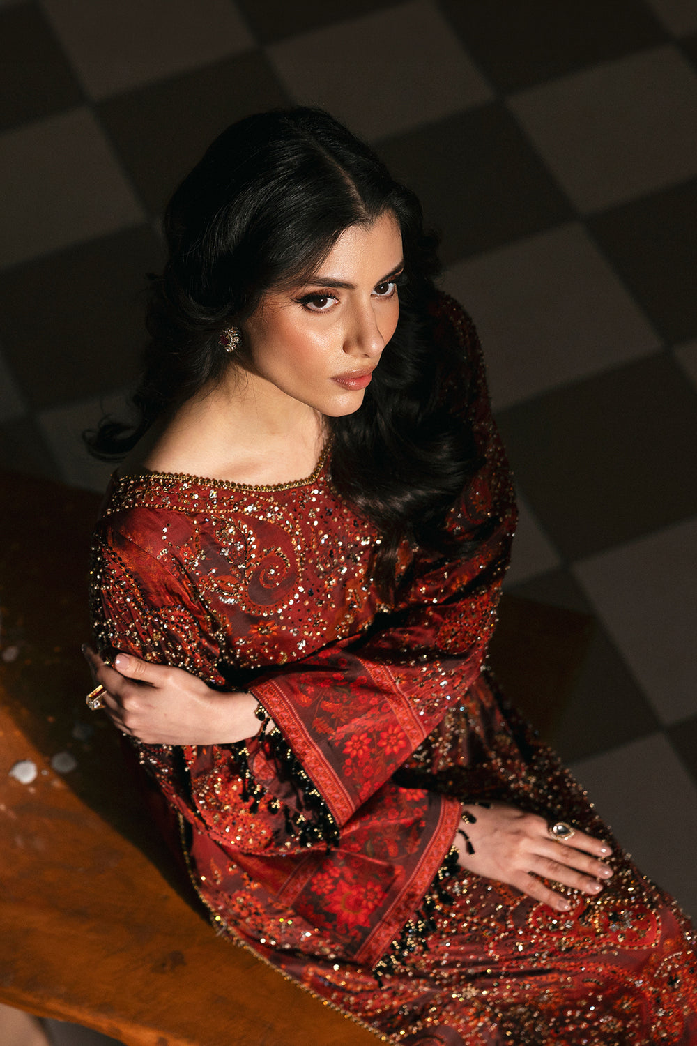 Afrozeh | Silk Muse 26 | Luxe by Afrozeh - Designer Dress  - Type : Ladies Clothes - Available at Libayah - 100% Original 