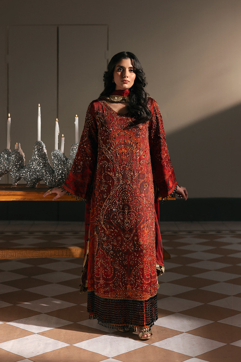 Afrozeh | Silk Muse 26 | Luxe by Afrozeh - Designer Dress  - Type : Ladies Clothes - Available at Libayah - 100% Original 
