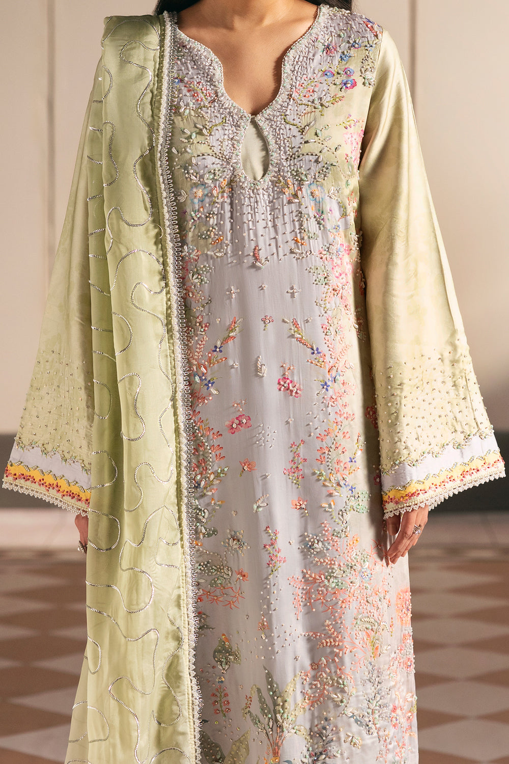 Afrozeh | Silk Muse 26 | Sublime by Afrozeh - Designer Dress  - Type : Ladies Clothes - Available at Libayah - 100% Original 
